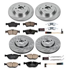 PowerStop Z17 Evolution Plus Stock Replacement Brake Kits for 2003-2006 S500 - KOE4507