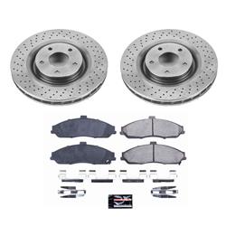 PowerStop Z17 Evolution Plus Stock Replacement Brake Kits for 2005-2013 CORVETTE, 2006-2009 XLR - KOE5158