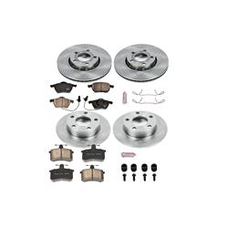 PowerStop Z17 Evolution Plus Stock Replacement Brake Kits for 1999-2001 A4 QUATTRO - KOE530