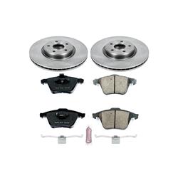 PowerStop Z17 Evolution Plus Stock Replacement Brake Kits for 2006-2013 C70, 2004-2011 S40, 2005-2011 V50 - KOE5430