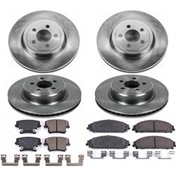PowerStop Z17 Evolution Plus Stock Replacement Brake Kits for 2006-2014 CHARGER, 2006-2008 MAGNUM - KOE5457