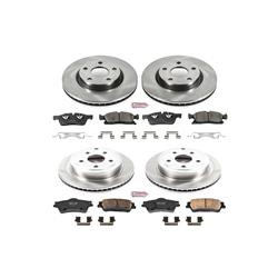 PowerStop Z17 Evolution Plus Stock Replacement Brake Kits for 2008-2009 G8 - KOE5527