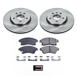 PowerStop Z17 Evolution Plus Stock Replacement Brake Kits for 2011-2015 CRUZE, 2016 CRUZE LIMITED, 2012-2017 SONIC - KOE5550