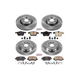 PowerStop Z17 Evolution Plus Stock Replacement Brake Kits for 2011-2014 S60, 2007-2014 S80 - KOE5615
