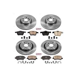 PowerStop Z17 Evolution Plus Stock Replacement Brake Kits for 2011-2014 S60, 2007-2014 S80 - KOE5617