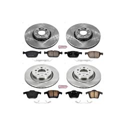 PowerStop Z17 Evolution Plus Stock Replacement Brake Kits for 2003-2014 XC90 - KOE5708