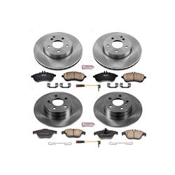 PowerStop Z17 Evolution Plus Stock Replacement Brake Kits for 2012-2015 C250, 2008-2012 C300 - KOE5791