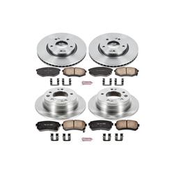 PowerStop Z17 Evolution Plus Stock Replacement Brake Kits for 2011 SPORTAGE, 2010-2011 TUCSON - KOE5807