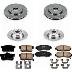 PowerStop Z17 Evolution Plus Stock Replacement Brake Kits for 2010-2011 ACCORD CROSSTOUR, 2012 CROSSTOUR - KOE5815