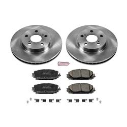 PowerStop Z17 Evolution Plus Stock Replacement Brake Kits for 2011-2017 CT200H, 2010-2015 PRIUS, 2012-2015 PRIUS PLUG-IN - KOE5870