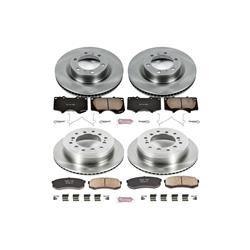 PowerStop Z17 Evolution Plus Stock Replacement Brake Kits for 2010-2024 4RUNNER, 2010-2023 GX460 - KOE5874