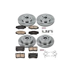 PowerStop Z17 Evolution Plus Stock Replacement Brake Kits for 2010-2013 IS250 - KOE5937