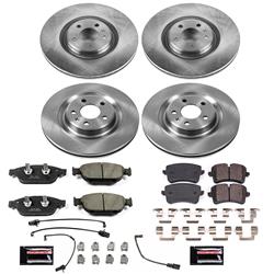 PowerStop Z17 Evolution Plus Stock Replacement Brake Kits for 2016-2018 A6, 2012-2018 A6 QUATTRO, 2013-2018 A7 QUATTRO - KOE6130