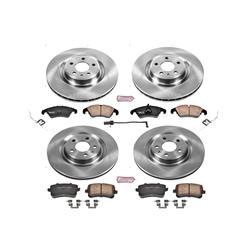 PowerStop Z17 Evolution Plus Stock Replacement Brake Kits for 2011 S4, S5 - KOE6155