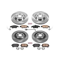 PowerStop Z17 Evolution Plus Stock Replacement Brake Kits for 2010-2011 S4, 2008-2011 S5 - KOE6157