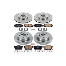 PowerStop Z17 Evolution Plus Stock Replacement Brake Kits for 2002-2004 CR-V - KOE6171