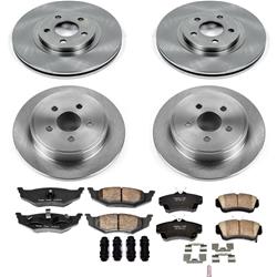 PowerStop Z17 Evolution Plus Stock Replacement Brake Kits for 2010 PT CRUISER - KOE6180