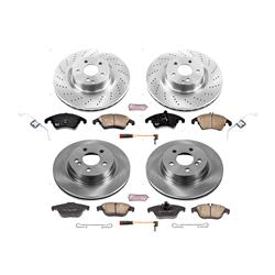 PowerStop Z17 Evolution Plus Stock Replacement Brake Kits for 2012-2015 C250, 2010-2017 E550 - KOE6206