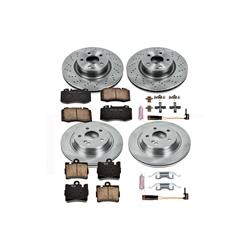 PowerStop Z17 Evolution Plus Stock Replacement Brake Kits for 1999-2003 CL500 - KOE6211
