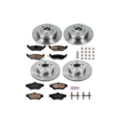 PowerStop Z17 Evolution Plus Stock Replacement Brake Kits for 1995 CROWN VICTORIA, GRAND MARQUIS, TOWN CAR - KOE6256