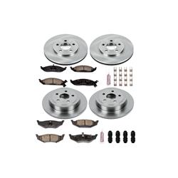 PowerStop Z17 Evolution Plus Stock Replacement Brake Kits for 1995-2000 CIRRUS, 1996-2000 SEBRING - KOE6264