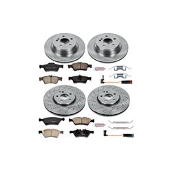PowerStop Z17 Evolution Plus Stock Replacement Brake Kits for 2007-2009 E350, E550 - KOE6358