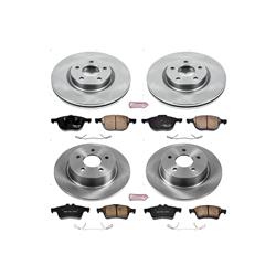 PowerStop Z17 Evolution Plus Stock Replacement Brake Kits for 2013-2017 C-MAX, 2013-2016 ESCAPE - KOE6477