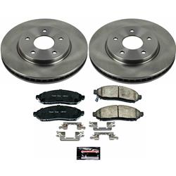 PowerStop Z17 Evolution Plus Stock Replacement Brake Kits for 2015-2018 CITY EXPRESS, 2011-2014 LEAF, 2013-2021 NV200 - KOE6492