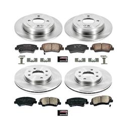 PowerStop Z17 Evolution Plus Stock Replacement Brake Kits for 2012-2017 ACCENT, RIO - KOE6509