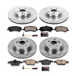 PowerStop Z17 Evolution Plus Stock Replacement Brake Kits for 2013-2015 GLK250, 2010-2015 GLK350 - KOE6604