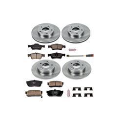 PowerStop Z17 Evolution Plus Stock Replacement Brake Kits for 1996-1999 I30, 1995-1999 MAXIMA - KOE662