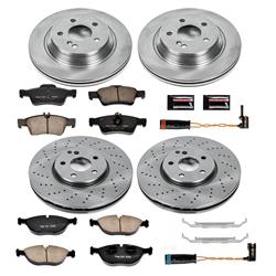 PowerStop Z17 Evolution Plus Stock Replacement Brake Kits for 2003-2006 S430 - KOE6747