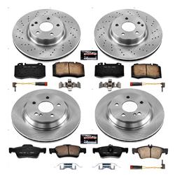 PowerStop Z17 Evolution Plus Stock Replacement Brake Kits for 2003 SL500 - KOE6751