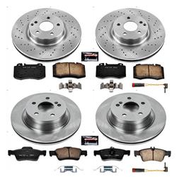 PowerStop Z17 Evolution Plus Stock Replacement Brake Kits for 2007-2009 E550 - KOE6753