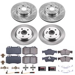 PowerStop Z17 Evolution Plus Stock Replacement Brake Kits for 2007-2012 SL550 - KOE6754