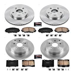 PowerStop Z17 Evolution Plus Stock Replacement Brake Kits for 2012-2017 PRIUS V - KOE6763