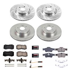 PowerStop Z17 Evolution Plus Stock Replacement Brake Kits for 2010-2011 E550 - KOE6834