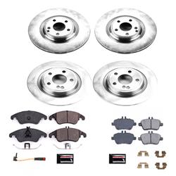 PowerStop Z17 Evolution Plus Stock Replacement Brake Kits for 2017-2020 SLC300, 2012-2015 SLK250, 2016 SLK300 - KOE6891