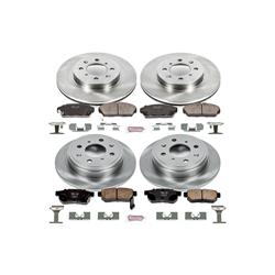 PowerStop Z17 Evolution Plus Stock Replacement Brake Kits for 1992-1993 CIVIC, 1990-1993 INTEGRA - KOE689