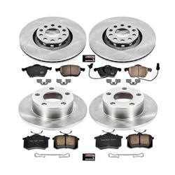 PowerStop Z17 Evolution Plus Stock Replacement Brake Kits for 1998-2001 A6 QUATTRO - KOE6918