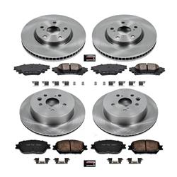 PowerStop Z17 Evolution Plus Stock Replacement Brake Kits for 2014-2015 IS250 - KOE6927