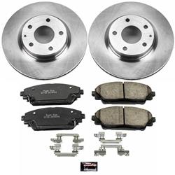 PowerStop Z17 Evolution Plus Stock Replacement Brake Kits for 2014-2018 3, 2016-2021 CX-3 - KOE6971