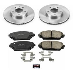 PowerStop Z17 Evolution Plus Stock Replacement Brake Kits for 2014-2016 3, 2016-2021 CX-3 - KOE6974