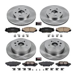 PowerStop Z17 Evolution Plus Stock Replacement Brake Kits for 2014-2015 IS250 - KOE6987