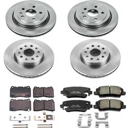 PowerStop Z17 Evolution Plus Stock Replacement Brake Kits for 2014-2018 CTS - KOE7000