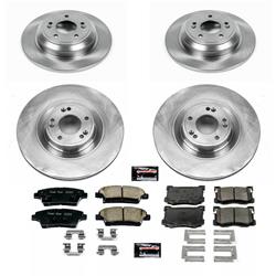 PowerStop Z17 Evolution Plus Stock Replacement Brake Kits for 2015-2016 GENESIS, 2016-2017 K900 - KOE7029