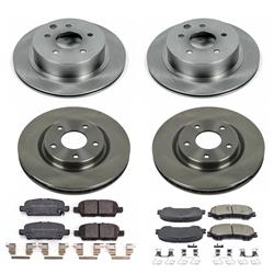 PowerStop Z17 Evolution Plus Stock Replacement Brake Kits for 2014-2020 ROGUE, 2017-2022 ROGUE SPORT - KOE7035