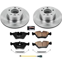PowerStop Z17 Evolution Plus Stock Replacement Brake Kits for 1989 525I, 535I - KOE7334