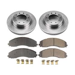 PowerStop Z17 Evolution Plus Stock Replacement Brake Kits for 2017-2024 F-450 SUPER DUTY, F-550 SUPER DUTY, 2020-2022 F-600 SUPER DUTY - KOE7422
