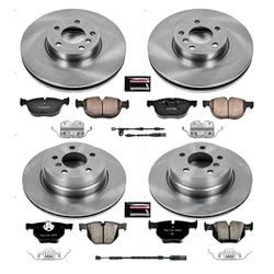 PowerStop Z17 Evolution Plus Stock Replacement Brake Kits for 2011-2018 X5, 2011-2019 X6 - KOE7500